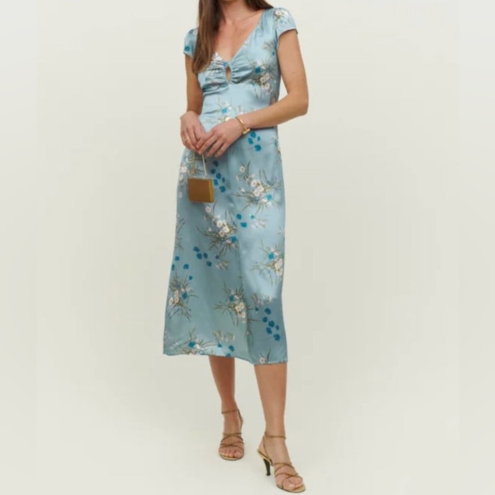 Reformation Scottie Silk Dress NWT size 0